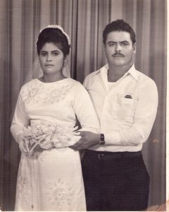 My mom and dad on their wedding day May 27, 1973. 